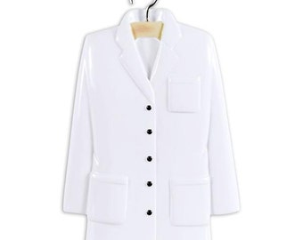 Lab Coat Personalized Christmas Ornament