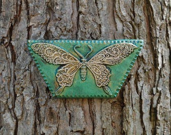 Mothers Day Gift, Butterfly Garden Art Gift for Her, Outdoor Wall Art, Butterfly Decor, Stone Sculpture, Original Butterfly Wall Plaque