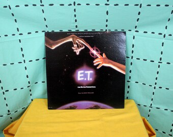 E.T. The Extra Terrestrial - Original Soundtrack - Vintage Vinyl LP Record Album - John Williams E.T. Score. 1982 First Pressing E.T. Vinyl