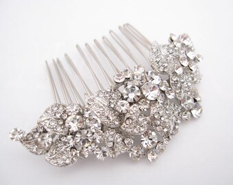 Wedding hair comb, bridal hair accessories, wedding rhinestone hair comb, bridal hair comb crystal ,wedding headpieces,wedding comb,bridal