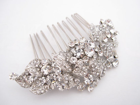 Wedding hair comb bridal hair accessories wedding rhinestone