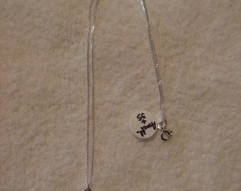 Necklace - Sterling and Amethyst Pendant