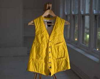 Woolrich Bright Banana Yellow Hunting/Shooting Waistcoat