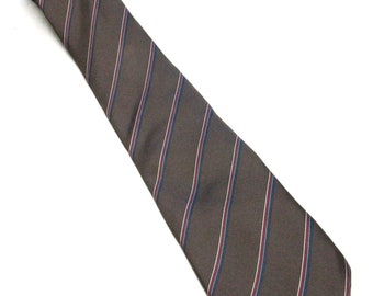 Brown Silk Necktie Isaco Tie