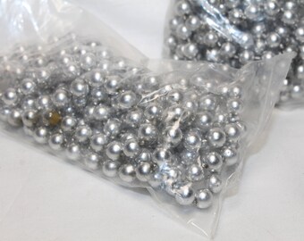 Vintage Unbreakable Garland Plastic Beads Santa Land Christmas Decor NOS