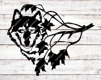 Wolf Svg Files - Wolf Svg Original Design - Svg For Cricut - Svg For Silhouette - Wolf Silhouette - Vector Graphics - Wolf Clipart - Dxf-Eps