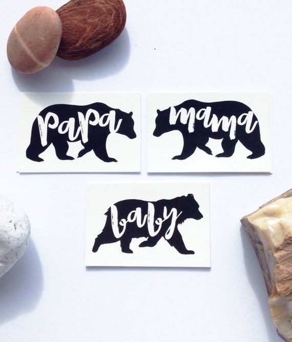 Bear Tattoos Forest Animal Tatoo Childrens Bear Tattoos Forest Animal Tatoo Childrens