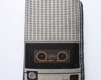 Vintage Voice Recorder iPhone 8 Case, iPhone 7 Case, iPhone 6/6S Case, iPhone 5/5S/5C Case - Retro Portable Tape Recorder