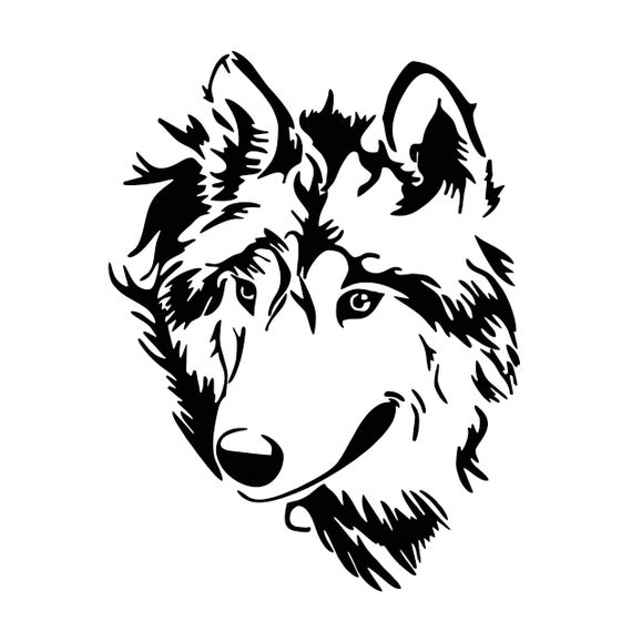 Download Wolf Head Graphics SVG Dxf EPS Png Cdr Ai Pdf Vector Art