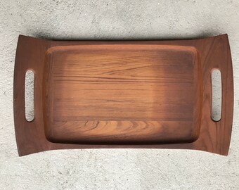 Dansk Teak Serving Tray Danish Modern Mid Century