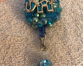 Blue and Gold Elephant