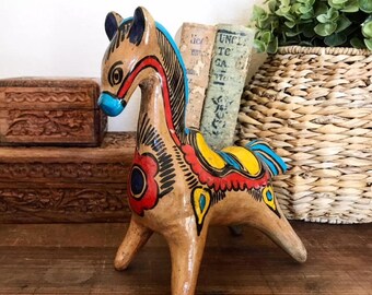 Mexican Folk Art Horse Bank