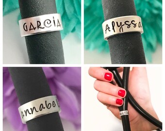 Stethoscope ID tag - nurse gift - student nurse gift - stethoscope name tag - stethoscope personalized name tag - custom made for nurse