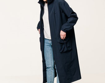 Raincoat Oversize Jacket 2018 navy