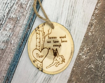 Pet Memorial Ornament | Dog Sympathy Gift | Loss of Pet Gift | Remembrance Ornament | Pet Owner Gifts | In Memory of Dog | Pet Keepsake