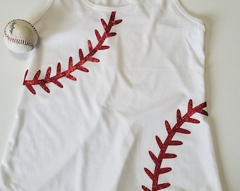 Baseball Mom Tank Top - Baseball Mom glitter stripes tank top - Women's baseball mom tank top - Baseball mom shirt - Sports mom tank top