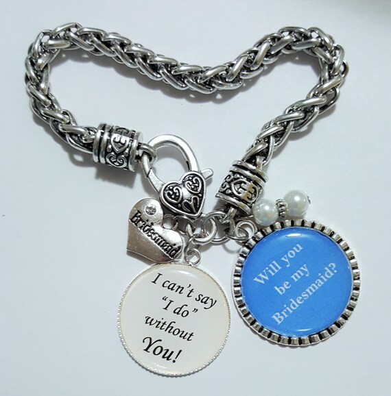 Bridesmaid Gift / Bridesmaid Bracelet / Bridesmaid Keychain / Will you be my Bridesmaid / Wedding Keepsake / Gifts for Bridesmaids