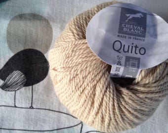 Camel wool QUITO - white horse