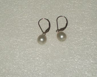 Sterling Silver & Fresh Water Pearl Earrings