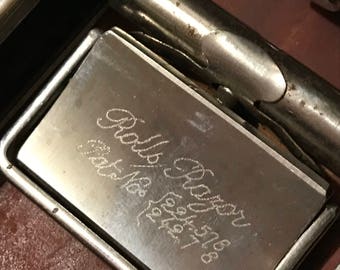 Vintage Chrome Roller Razor