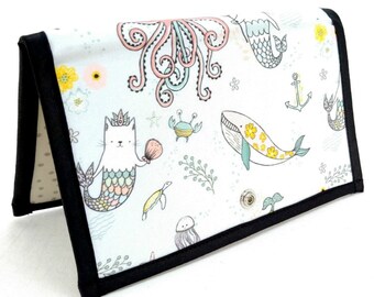Knitting Crochet Pattern Holder - Pattern Wallet Chart Keeper - Mercat