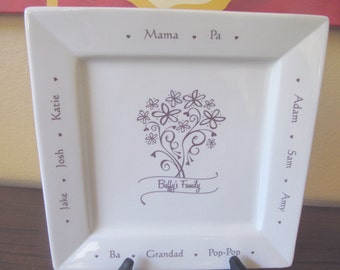 Family Name Custom Platter RUSH LISTING