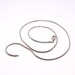 Chain link necklace tube 2 mm to 48cm, silver pendant, snake chain necklace
