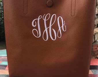 Monogrammed Handbag / Monogram Purse/ Tote/ Monogrammed Shoulder Bag / Personalized Purse/ Monogram Tote