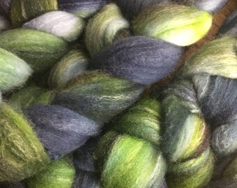 Targhee Bamboo Silk Combed Top Roving