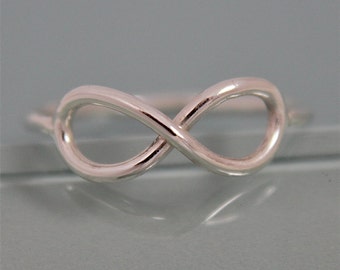 Infinity Ring Statement Ring Eco Friendly Recycled Sterling Silver