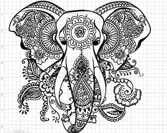 Free Free 261 Cricut Mandala Simple Elephant Mandala Svg SVG PNG EPS DXF File