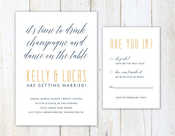 Unusual Wedding Invitation Wording 8