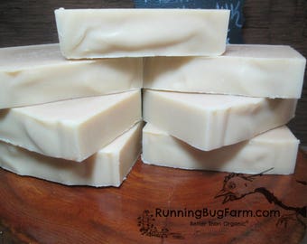 Plain Soap Organic Goat Milk Soap Homemade Soap Organic Soap Natural Bar Soap Fragrance Free Soap No Essential Oils Sensitive Skin Soap 4 Oz