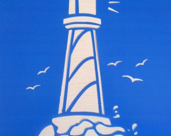 Lighthouse stencils | Etsy