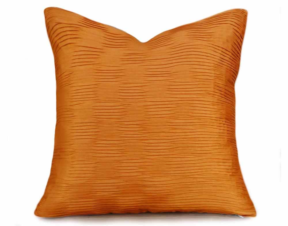 Orange Throw Pillow Solid Orange Pillow Covers Orange Couch