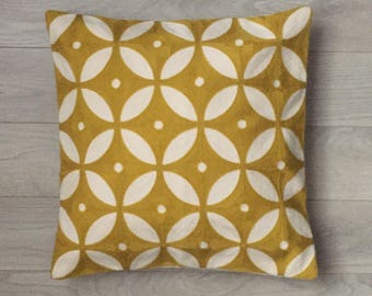 Embroidered cushion
