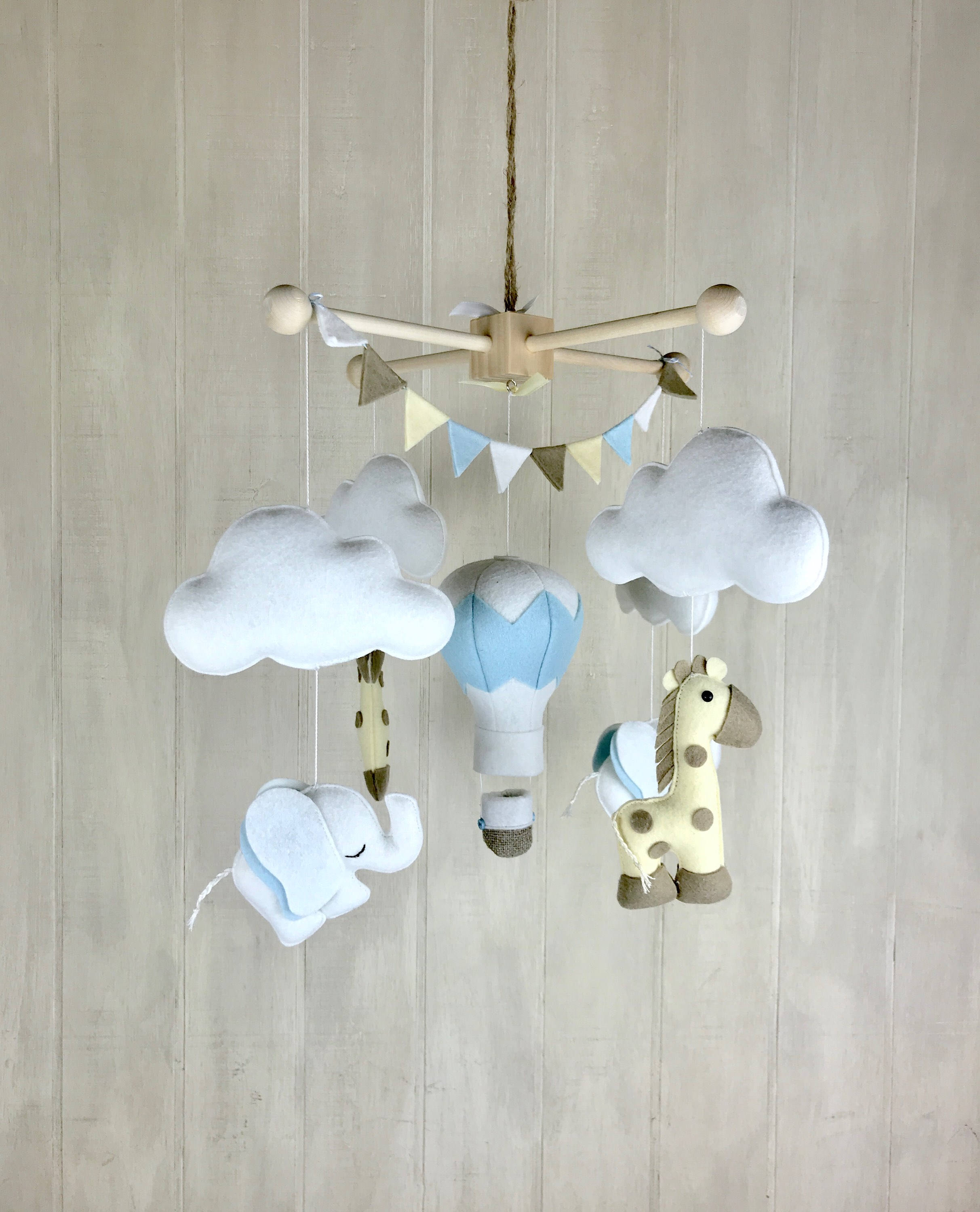 Baby mobile baby crib mobile elephant mobile giraffe