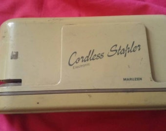 A Cordless Electronic Stapler