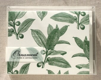 Berry Branch Letterpress Card Set
