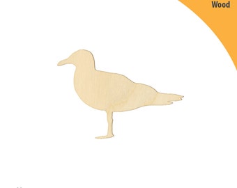 Seagull Wood Cutout Shape, Laser Cut Wood Shapes, Crafting Shapes, Gifts, Ornaments Seagull s1