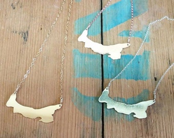 PEI Necklace, P.E.I. Necklace, Prince Edward Island Necklace