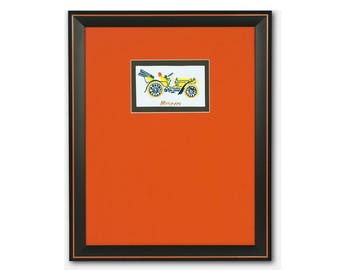 Framed Vintage Mercedes Print
