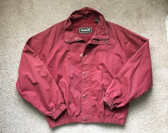 Men's Vintage Timberland Windbreaker Jacket Size Xl
