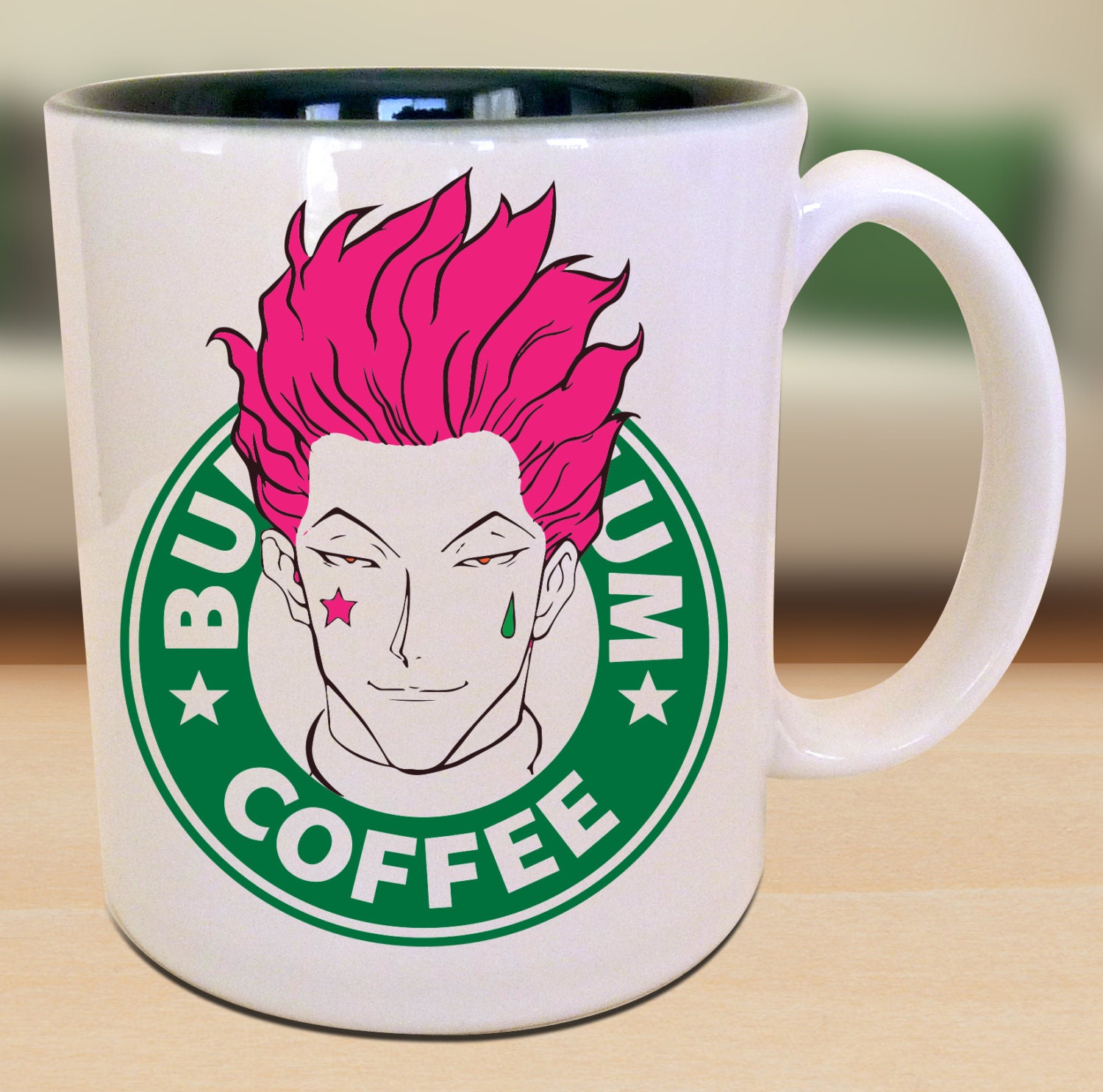 Bungie Gum Nen Hisoka Anime Character Geek Coffee Mug Gift