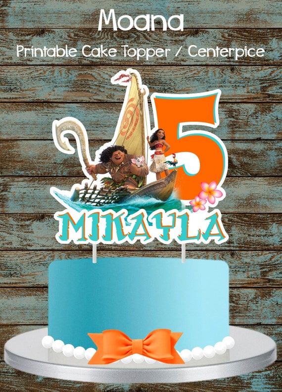 Moana Cake Decorations Shefalitayal