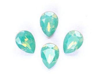 14x10mm PACIFIC OPAL Swarovski Pear Fancy Stones Article 4320