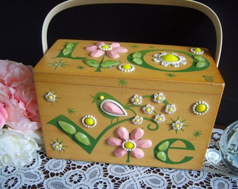 Enid Collins Box Bag - Enid Collins "Love" Box Bag - Enid Collins - Collins of Texas - Enid Collins Handbag - Enid Collins Purse