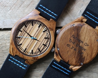 Mens Wood Watch, Mens Watch, Groomsmen Watches, Wood Watch For Men, Wooden Watch, Gifts for Dad, 5th anniversary gift, Groomsmen Gifts