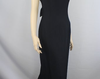80s prom dress large, 80s prom dress, vintage 1980s prom dress large , Hollywood Nites dress, black large prom dress, 1980s L large 12