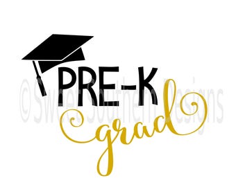 Pre k graduation svg | Etsy